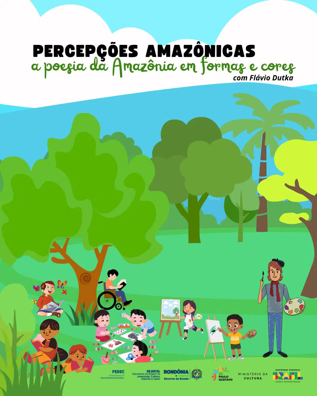 Percepções- A poesia da Amazônia em formas e cores com @flaviodutka Uma jornada artística com jo