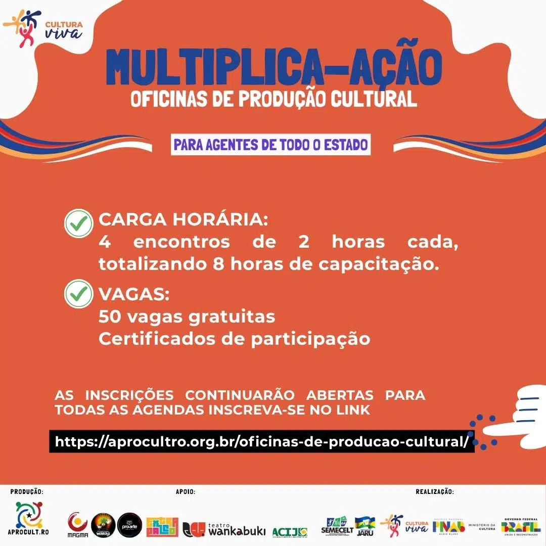 🎭 O projeto Multiplica-Ação inicia AMANHÃ a série de oficinas gratuitas e online de produção cu (7)